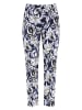 Gerry Weber Hose in Weiß/ Schwarz/ Blau