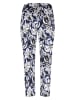 Gerry Weber Hose in Weiß/ Schwarz/ Blau