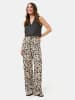 TAIFUN Hose in Beige/ Schwarz