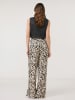 TAIFUN Hose in Beige/ Schwarz