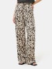 TAIFUN Hose in Beige/ Schwarz