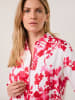 TAIFUN Bluse in Weiß/ Rot/ Rosa