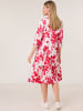 TAIFUN Jurk wit/rood