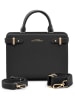 ATELIERS SAINT GERMAIN Leder-Henkeltasche in Schwarz - (B)25,5 x (H)19,5 x (T)10,5 cm