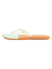 Reef Japonki "Bliss Toe Dip" w kolorze biało-turkusowo-pomarańczowym
