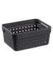 NHG Opbergmand zwart - (B)15,8 x (H)7,3 x (D)11,8 cm
