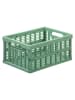 NHG Kiste in Grün - (B)23,9 x (H)10,9 x (T)17,6 cm