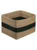 NHG Korb in Beige/ Grün - (B)35 x (H)22 x (T)30 cm