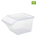 Plast Team 2er-Set:Kleiderkisten "Basic" in Transparent - 40 l