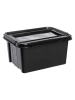 Plast Team Opbergbox zwart - (B)39 x (H)25,8 x (D)51 cm