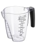 Plast Team Pojemnik w kolorze czarnym z miarką - 500 ml