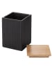 TINTEUNICHE 3-delige set: voorraadpotten "Modern" zwart/wit/grijs - 750 ml