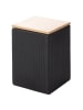 TINTEUNICHE 3er-Set: Vorratsbehälter ''Modern'' in Schwarz/ Weiß/ Grau - 750 ml