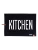 TINTEUNICHE Theedoek "Bigismore" zwart - (L)70 x (B)50 cm