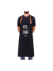TINTEUNICHE Kochschürze ''Bigismore'' in Schwarz - (L)85 x (B)70 cm