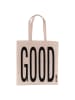 TINTEUNICHE Shopper "Bigismore - Good Vibes" beige - (L)42,4 x (B)40 cm