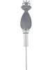 POSIWIO Gartenstab "Frosch" in Grau - (H)88 cm