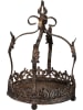 POSIWIO Kronentablett in Grau - (H)31 x  Ø 23 cm
