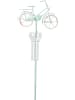 POSIWIO Tuinsteker "Damesfiets" turquoise - (H)100 cm