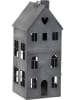 POSIWIO Świecznik w kolorze szarym - 15,5 x 36 x 15,5 cm