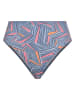 LASCANA Bikini-Hose in Blau/ Orange