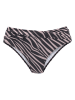LASCANA Bikini-Hose in Schwarz/ Grau