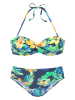 LASCANA Bikini in Blau/ Grün