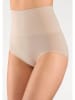 PETITE FLEUR Pełne figi modelujące high waist (2 pary) w kolorze czarnym i beżowym
