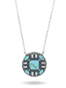 Nomad Zilveren ketting met sierelement - (L)40 cm
