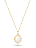 Nomad Vergulde ketting met hanger - (L)40 cm