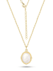 Nomad Vergulde ketting met hanger - (L)40 cm