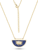 Nomad Vergulde ketting met sierelement - (L)40 cm