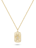 Nomad Vergulde ketting met hanger - (L)40 cm
