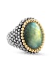 Nomad Vergulde ring met edelsteen