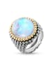 Nomad Vergulde ring met edelsteen