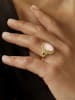 Nomad Vergold. Ring mit Edelsteinen
