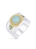 Nomad Vergold. Ring mit Edelsteinen