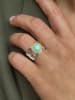 Nomad Vergulde ring met edelstenen