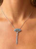 Nomad Zilveren ketting met sierelement - (L)45 cm