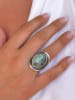 Nomad Vergulde ring met edelsteen