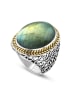 Nomad Vergulde ring met edelsteen