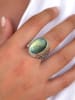 Nomad Vergulde ring met edelsteen