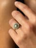 Nomad Vergold. Ring mit Zierstein
