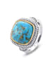Nomad Vergold. Ring mit Edelstein