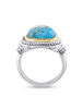 Nomad Vergold. Ring mit Edelstein