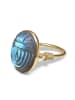 Nomad Vergold. Ring mit Edelstein