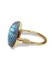 Nomad Vergold. Ring mit Edelstein