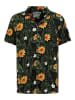 Sublevel Blouse zwart/groen/oranje