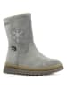 Richter Shoes Leder-Winterstiefel "Anna" in Grau