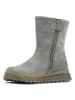 Richter Shoes Leder-Winterstiefel "Anna" in Grau